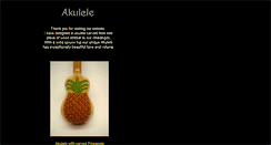 Desktop Screenshot of akulele.com