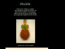 Tablet Screenshot of akulele.com