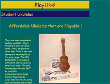 Tablet Screenshot of playuke.akulele.com